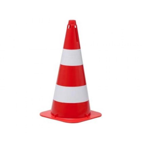 Cone Flexível com Faixa Refletivo 75 cm Laranja/Branca